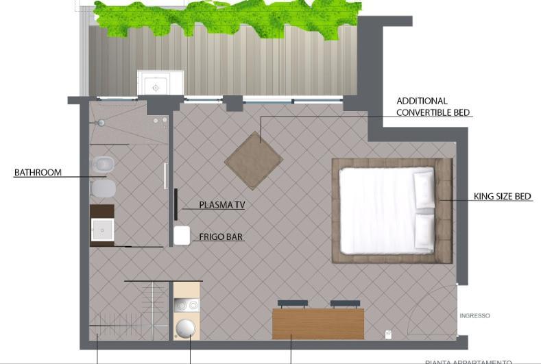 San Babila Suite Milano Rom bilde